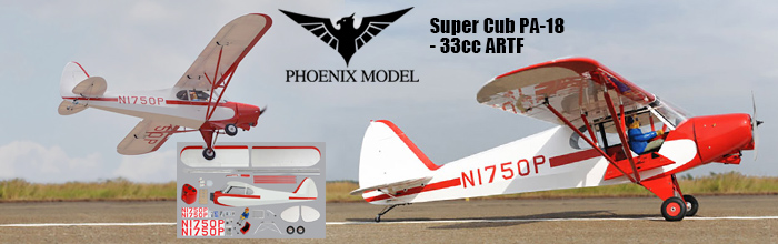 Phoenix Super Cub PA-18 33cc ARTF